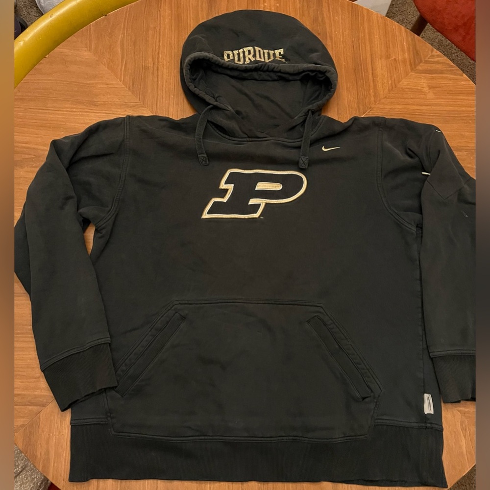 Y2K PURDUE NIKE TEAM EMBROIDERED HOODIE